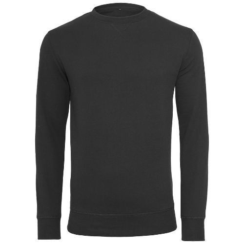 Build Your Brand Light Crew Sweatshirt Black